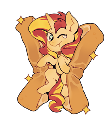 Size: 1319x1456 | Tagged: safe, artist:yanming98294, imported from derpibooru, sunset shimmer, pony, unicorn, female, mare, solo