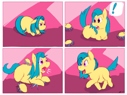 Size: 2592x1936 | Tagged: safe, artist:fluffsplosion, imported from derpibooru, earth pony, fluffy pony, amputee, bait and switch, comic, everything went better than expected, good end, legs, modular, quadruple amputee, wat, weirdbox