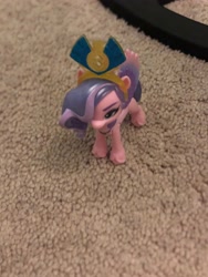 Size: 4032x3024 | Tagged: safe, imported from derpibooru, queen haven, pegasus, pony, crown, female, g5, irl, jewelry, mare, photo, regalia, royalty, solo, toy