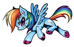 Size: 1280x816 | Tagged: safe, artist:cbts004, imported from derpibooru, rainbow dash, pegasus, pony, simple background, solo, transparent background