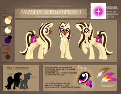 Size: 1280x994 | Tagged: safe, artist:ayasha-the-pony, imported from derpibooru, oc, oc:ayasha, earth pony, pony, female, mare, reference sheet