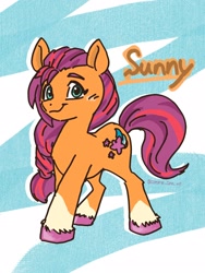 Size: 1536x2048 | Tagged: safe, artist:sirane_san_ne, imported from derpibooru, sunny starscout, earth pony, pony, female, g5, mare, solo