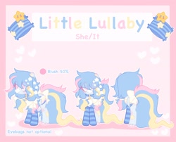 Size: 2048x1651 | Tagged: safe, artist:moonydropps, imported from derpibooru, oc, oc only, oc:little lullaby, pegasus, pony, bow, clothes, female, hair, hair bow, mane, mare, pink eyes, smiling, socks, solo, stars, tail, wings