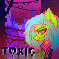 Size: 2000x2000 | Tagged: safe, imported from derpibooru, pony, city, colorful, cyberpunk, female, future, mare