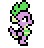 Size: 44x48 | Tagged: safe, artist:color anon, imported from derpibooru, spike, dragon, animated, male, pixel animation, pixel art, simple background, solo, transparent background, walking