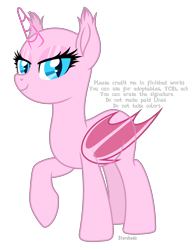 Size: 2928x3728 | Tagged: safe, artist:rioshi, artist:starshade, imported from derpibooru, oc, oc only, alicorn, bat pony, pony, alicorn oc, base, eyelashes, female, high res, horn, mare, simple background, smiling, solo, transparent background, wings