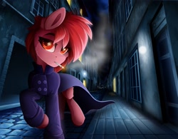 Size: 3200x2500 | Tagged: safe, artist:rainbowfire, imported from derpibooru, oc, oc only, pony, cigarette, city, female, smoking