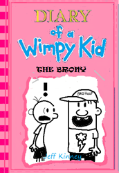 Size: 343x500 | Tagged: safe, artist:spongekid1999, imported from derpibooru, brony, crossover, diary of a wimpy kid, exclamation point, greg heffley, rowley jefferson