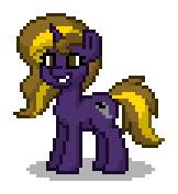 Size: 162x177 | Tagged: safe, artist:thebluee53, imported from derpibooru, oc, oc:wrenchit twilight, pony, unicorn, pony town, female, horn, mare, pixel art, simple background, smiling, solo, transparent background, unicorn oc