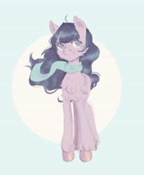 Size: 3352x4096 | Tagged: safe, artist:beleoct, imported from derpibooru, earth pony, pony, clothes, female, mare, scarf, solo