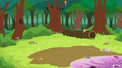 Size: 1920x1080 | Tagged: safe, imported from derpibooru, background, fire, food, forest, no pony, pizza, pizza box