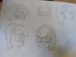 Size: 4608x3456 | Tagged: safe, artist:acid flask, imported from derpibooru, dark moon, graphite, rainbow dash, pegasus, pony, 2d, art dump, female, fluffy hair, mare, paper, sketch, sketch dump, sketchbook, traditional art