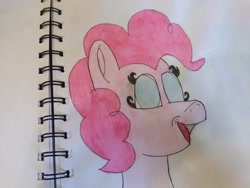 Size: 4608x3456 | Tagged: safe, artist:acid flask, imported from derpibooru, pinkie pie, pony, 2d, art dump, happy, looking at you, paint, paper, sketch, sketch dump, sketchbook, smiling, smiling at you, traditional art