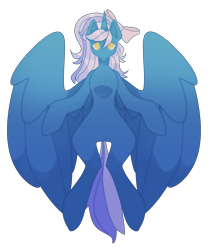Size: 7500x9000 | Tagged: safe, artist:1ns3ctp0ny, imported from derpibooru, oc, oc only, oc:fleurbelle, alicorn, pony, alicorn oc, bow, female, flying, hair bow, horn, mare, simple background, solo, transparent background, wings, yellow eyes
