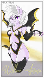 Size: 2160x3840 | Tagged: safe, artist:maximus, imported from derpibooru, oc, oc:willow aurora, anthro, bat pony