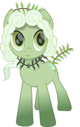 Size: 8940x14187 | Tagged: safe, artist:lincolnbrewsterfan, imported from derpibooru, oc, oc:palm sundae, earth pony, pony, my little pony: the movie, .svg available, absurd resolution, alternate hairstyle, braid, braided ponytail, braided tail, christianity, cornrows, cross, cross necklace, curly hair, curly mane, curly tail, cute, cute face, cute smile, earth pony oc, faith, female, green, green eyes, happy, holiday, ice cream cone, inkscape, jewelry, leaves, looking at something, looking up, mare, movie accurate, necklace, ocbetes, palm sunday, ponytail, redesign, silver, simple background, smiling, svg, tail, transparent background, tree branch, vector