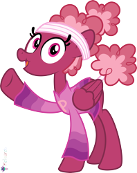 Size: 4000x5046 | Tagged: safe, artist:melisareb, imported from derpibooru, part of a set, pegasus, pony, .svg available, absurd resolution, alphabet lore, clothes, curly hair, female, headband, long sleeved shirt, long sleeves, looking at you, mare, open mouth, p, ponified, raised hoof, scrunchie, shirt, simple background, solo, species swap, tail, thin, transparent background, vector, wings