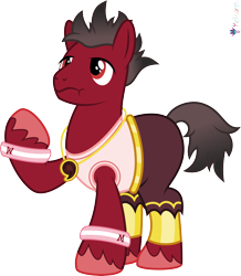 Size: 4000x4592 | Tagged: safe, alternate version, artist:melisareb, imported from derpibooru, part of a set, earth pony, pony, .svg available, absurd resolution, alphabet lore, clothes, crossover, gem, gold, gradient mane, gradient tail, jewelry, m, male, necklace, raised hoof, shirt, shorts, simple background, sleeveless, sleeveless shirt, solo, species swap, stallion, super m, tail, transparent background, unshorn fetlocks, vector, wavy mouth, wristband