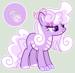 Size: 1692x1640 | Tagged: safe, artist:krystalheartbase, artist:starvelvetyt, imported from derpibooru, oc, oc only, oc:clarity, dracony, dragon, hybrid, pony, base used, cutie mark, eyeshadow, horns, interspecies offspring, lidded eyes, makeup, offspring, parent:rarity, parent:spike, parents:sparity, pink background, simple background, smiling, solo