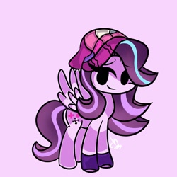 Size: 2100x2100 | Tagged: safe, artist:simplementeyeu, imported from derpibooru, oc, oc only, pegasus, pony, pegasus oc, purple background, simple background, solo, wings