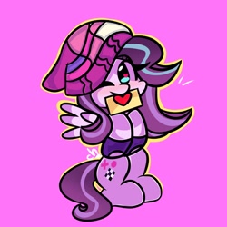 Size: 2100x2100 | Tagged: safe, artist:simplementeyeu, imported from derpibooru, oc, oc only, pegasus, pony, mouth hold, pegasus oc, purple background, simple background, solo, wings
