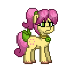 Size: 1000x1000 | Tagged: safe, imported from derpibooru, earth pony, pony, pony town, annoyed, frown, g5, grumpy, posey bloom, simple background, solo, transparent background