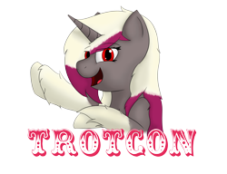 Size: 6500x5000 | Tagged: safe, artist:rosedraws, imported from derpibooru, oc, oc only, oc:rose glow, pony, unicorn, female, mare, simple background, solo, transparent background, trotcon, trotcon 2022