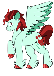 Size: 2480x3508 | Tagged: safe, artist:socklout, imported from derpibooru, oc, oc only, pegasus, pony, raised hoof, simple background, solo, transparent background