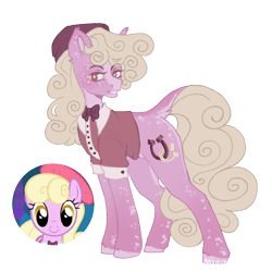 Size: 1000x1000 | Tagged: safe, artist:kazmuun, imported from derpibooru, luckette, earth pony, pony, alternate design, female, mare, quadrupedal, simple background, solo, transparent background