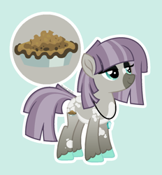 Size: 1181x1274 | Tagged: safe, artist:pastelnightyt, imported from derpibooru, oc, oc:mud pie, earth pony, pony, base used, female, mare, offspring, parent:maud pie, parent:mud briar, parents:maudbriar, solo