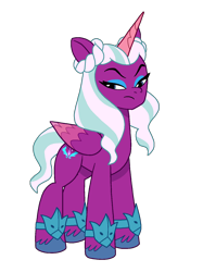 Size: 1150x1534 | Tagged: safe, artist:ben81398, imported from derpibooru, opaline arcana, alicorn, pony, spoiler:g5, spoiler:my little pony: tell your tale, spoiler:tyts01e50, female, g5, mare, my little pony: tell your tale, opaline alone, simple background, solo, transparent background, unamused