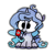 Size: 800x800 | Tagged: safe, artist:sugar morning, edit, editor:edits of hate, imported from twibooru, oc, oc:prince plushy soft, alicorn, chibi, commission, cute, flag, image, national socialism, nazi flag, png, swastika, wings, ych result
