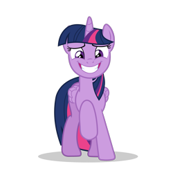 Size: 5000x5000 | Tagged: safe, artist:gypsykumquat, imported from derpibooru, twilight sparkle, alicorn, pony, .svg available, absurd resolution, awkward smile, embarrassed, embarrassed grin, female, folded wings, grin, inkscape, looking at you, show accurate, simple background, smiling, smiling at you, solo, transparent background, twilight sparkle (alicorn), vector, wings