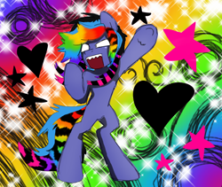 Size: 880x741 | Tagged: safe, artist:solixy406, imported from derpibooru, oc, oc only, oc:cloudbreaker, pony, 2000s, bipedal, scene, solo