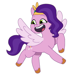 Size: 1535x1535 | Tagged: safe, artist:ben81398, imported from derpibooru, pipp petals, pegasus, pony, spoiler:g5, spoiler:tyts01e50, female, g5, mare, my little pony: tell your tale, opaline alone, simple background, smiling, solo, spread wings, transparent background, wings