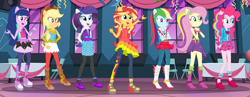 Size: 6961x2705 | Tagged: safe, imported from twibooru, equestria girls, image, png, solo