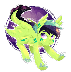 Size: 2200x2222 | Tagged: safe, artist:kraytt-05, imported from derpibooru, oc, oc only, oc:fervent flame, dracony, hybrid, high res, interspecies offspring, male, offspring, parent:rarity, parent:spike, parents:sparity, simple background, smiling, solo, transparent background