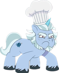 Size: 522x642 | Tagged: safe, edit, edited screencap, imported from derpibooru, screencap, pony, unicorn, spoiler:g5, spoiler:my little pony: tell your tale, spoiler:tyts01e38, alphabittle blossomforth, alphabittle blossomforth is not amused, alphabittle is best facemaker, angry, background removed, chef's hat, cropped, faic, foal food, frown, g5, get stick bugged lol, grumpy, hat, majestic as fuck, male, my little pony: tell your tale, scowl, silly, silly face, silly pony, simple background, solo, stallion, transparent background, unamused, wide eyes