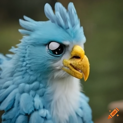 Size: 1024x1024 | Tagged: safe, imported from derpibooru, gallus, griffon, ai content, ai generated, bust, generator:craiyon, male, portrait, realistic, solo