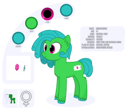 Size: 4213x3719 | Tagged: safe, artist:mrkm, imported from derpibooru, oc, oc only, oc:aquamaroom, crystal pony, crystal pony oc, cutie mark, female, female symbol, full body, mare, reference sheet, simple background, size comparison, smiling, solo, transparent background, unshorn fetlocks