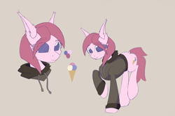 Size: 6000x4000 | Tagged: safe, artist:kainy, imported from derpibooru, oc, pony, clothes, cutie mark, hoodie, no pupils, reference sheet, simple background, solo