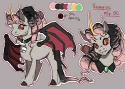 Size: 4092x2893 | Tagged: safe, artist:dr.vanaper, imported from ponybooru, oc, alicorn, bat pony, pony, undead, vampire, bat pony oc, bat wings, wings