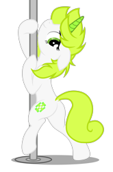 Size: 3602x5460 | Tagged: safe, artist:equestria secret guard, imported from derpibooru, oc, oc only, oc:mask薇薰, pony, unicorn, butt, female, horn, jewelry, looking at you, mare, plot, pole, pole dancing, sexy, simple background, stripper pole, transparent background, unicorn oc