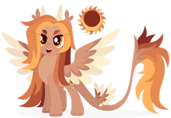 Size: 1920x1319 | Tagged: safe, artist:kabuvee, imported from derpibooru, oc, oc:sand eclipse, pegasus, female, horns, mare, quadrupedal, simple background, solo, tail wings, transparent background