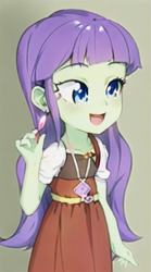 Size: 355x640 | Tagged: safe, edit, edited screencap, editor:luckreza8, imported from derpibooru, screencap, starlight, starshine, human, equestria girls, friendship games, :d, ai content, ai generated, anime, female, generator:imgcreator, open mouth, open smile, smiling