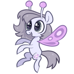 Size: 5000x5000 | Tagged: safe, artist:pilesofmiles, imported from derpibooru, oc, oc only, breezie, flutter pony, insect, pony, female, filly, foal, insect wings, ponysona, simple background, solo, white background, wings