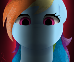 Size: 1200x1000 | Tagged: safe, artist:reinbou, imported from derpibooru, rainbow dash, pegasus, pony, looking at you, looking down, looking down at you, shadow, simple background, solo