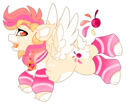 Size: 5824x4785 | Tagged: safe, artist:crazysketch101, imported from derpibooru, oc, oc only, oc:berry pop, pegasus, pony, clothes, cloven hooves, collar, leg warmers, simple background, small wings, solo, transparent background, wings