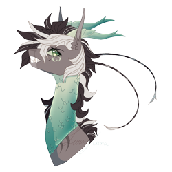 Size: 1262x1264 | Tagged: safe, artist:luuny-luna, imported from derpibooru, oc, pony, bust, horns, male, portrait, simple background, solo, stallion, transparent background