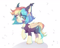 Size: 2048x1638 | Tagged: safe, artist:pierogarts, imported from derpibooru, oc, oc only, bat pony, pony, simple background, solo, white background